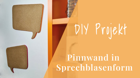 DIY-Projekt: Kreative Sprechblasen-Pinnwand aus alten Korkplatten