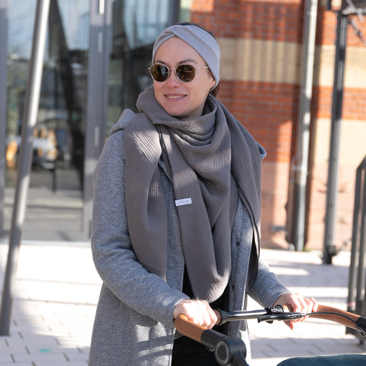 Blogger Musselin Tuch stylisch