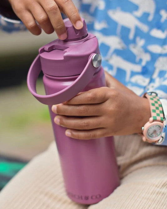 GRECH & CO. Twist-a-Go Isolierflasche für Kinder & Erwachsene – 16 oz / 475 ml & 18 oz / 532 ml