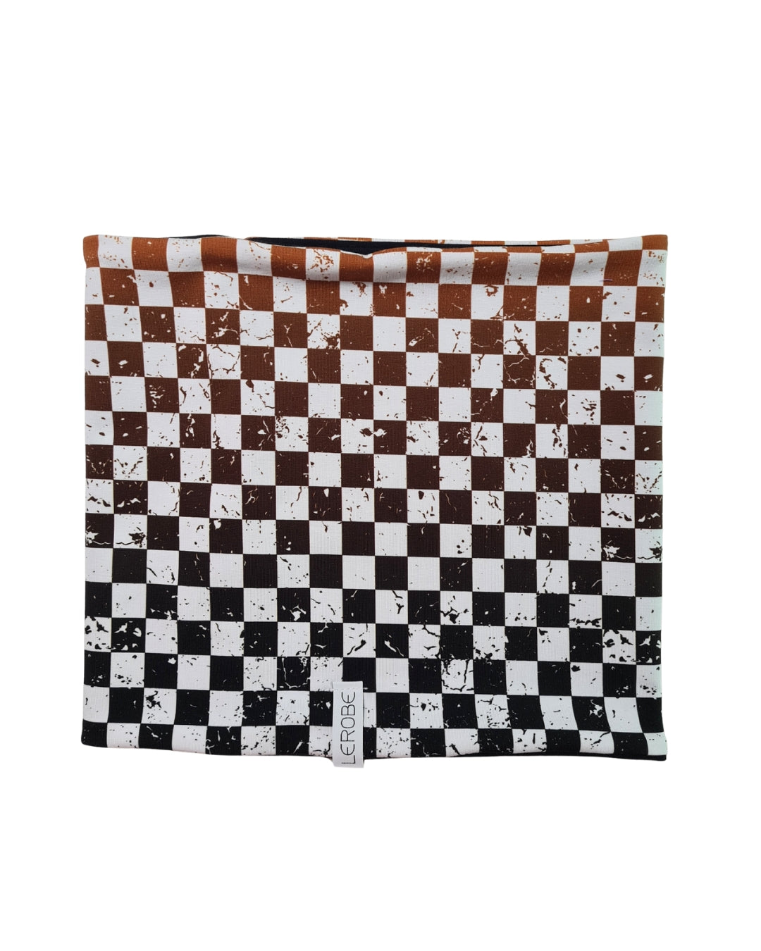 Loopschal für Kinder – Handmade Karo-Schal mit einzigartigem Farbverlauf | Weicher Baumwolljersey von LEROBE