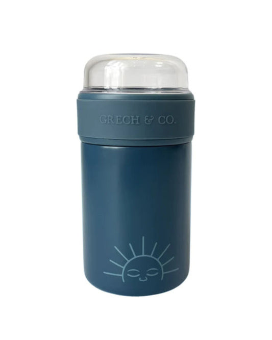 GRECH & CO. Thermo Snack + Food Jar – 2-in-1 Edelstahlbehälter, 350 ml