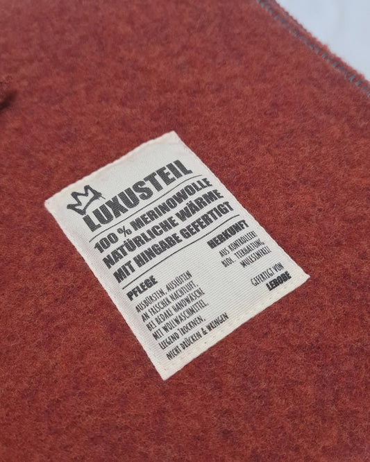 Luxusteil Babydecke aus 100 % Merino Fleece