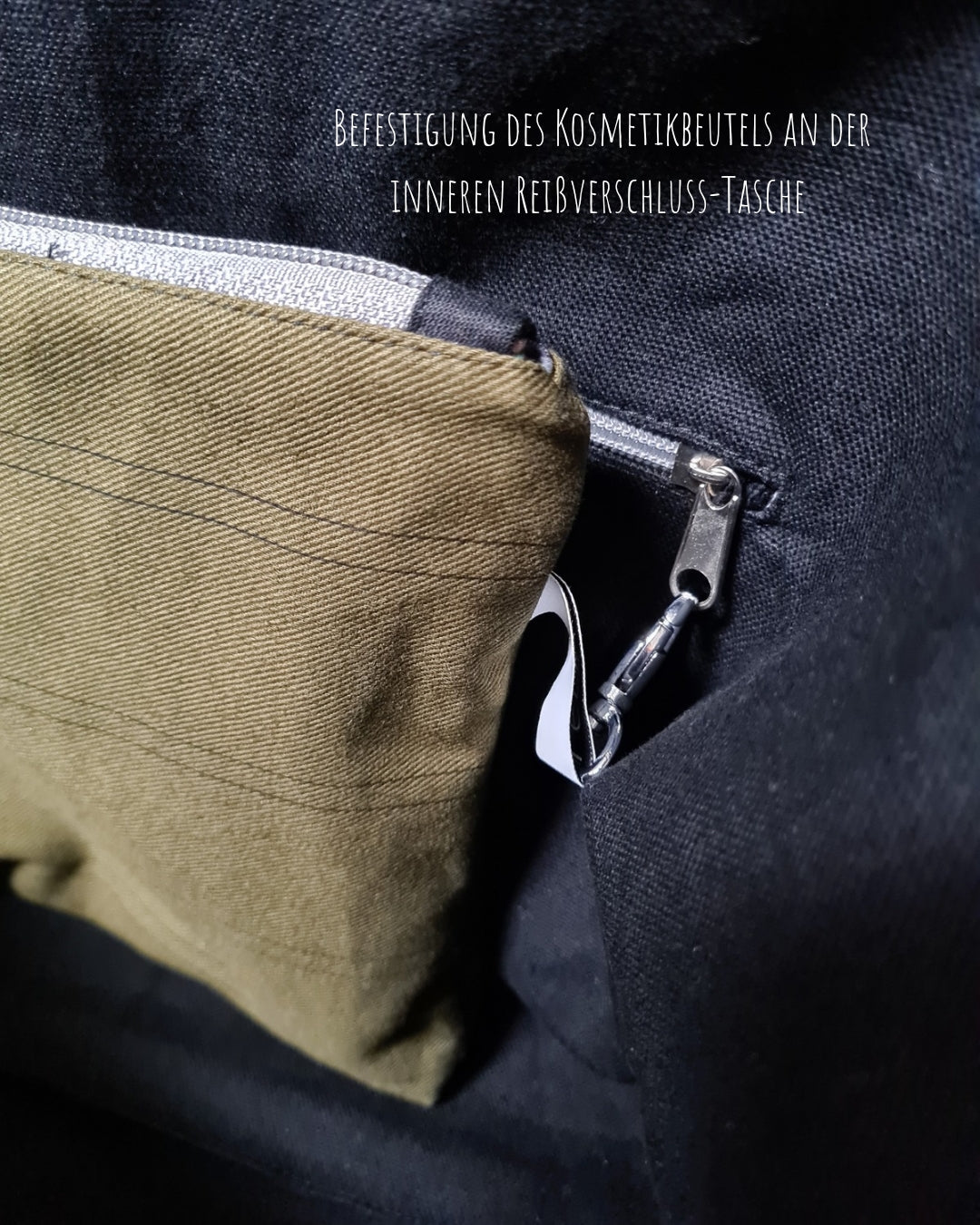Mom-Bag „Nova“- Geräumige Canvas-Tasche für den Mama-Alltag mit Leo-Futter & Extra-Täschchen
