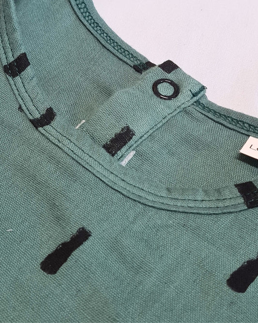 Sommerliches Kleiderset für Kinder in Größe 86/92 – Musselin Shirt und Jersey Bermuda