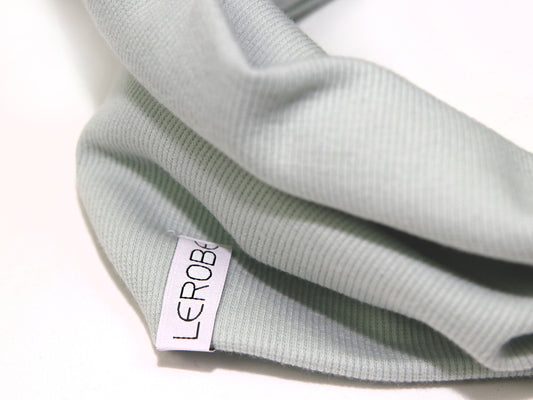 Warm und stylisch: Loopschal für Kinder aus Rippjersey in zwei Größen