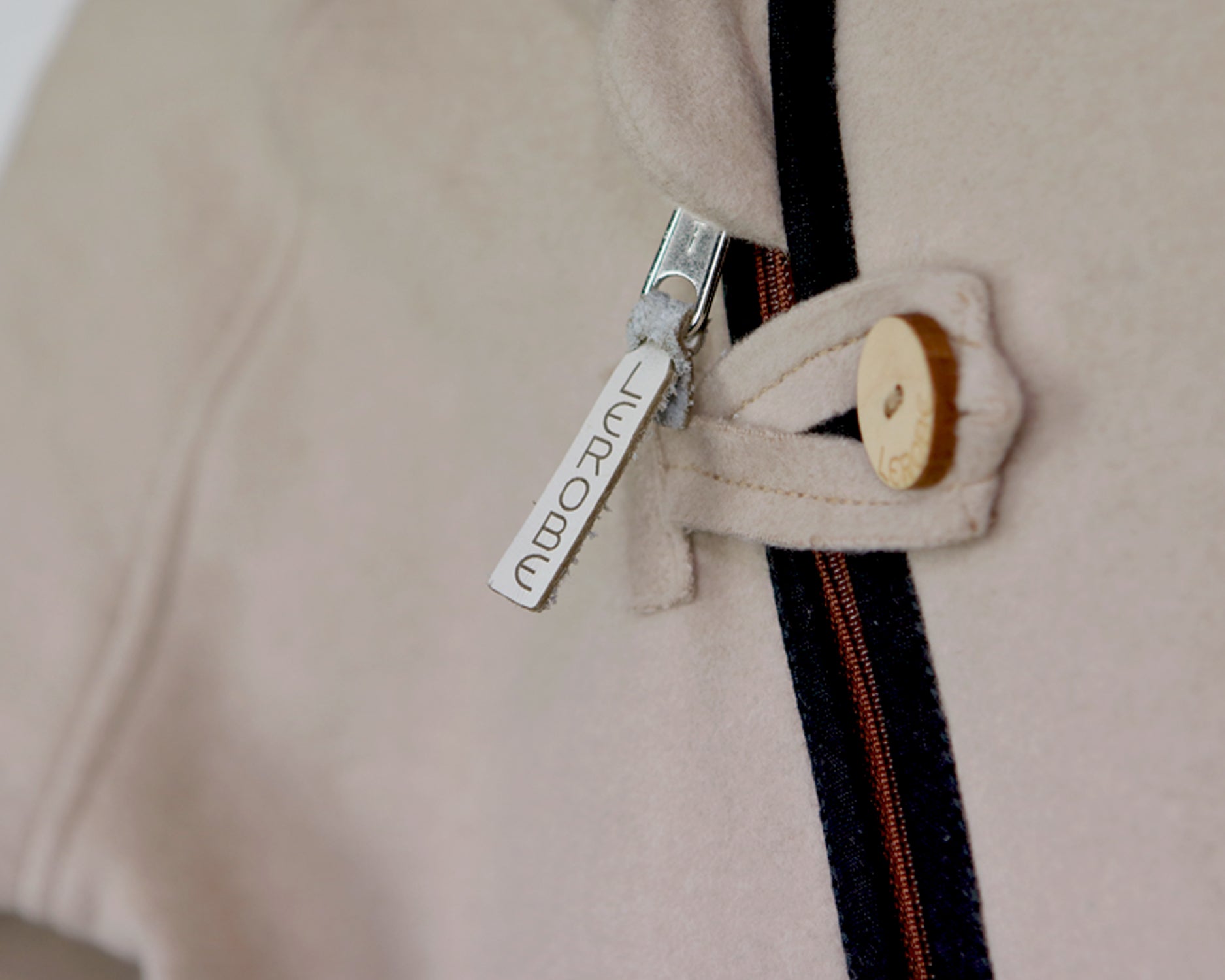 Jacke 'Mika' aus Bio-Baumwollfleece sand