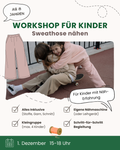 Kinder-Nähworkshop: Bequeme Hose nähen ab 8 Jahren