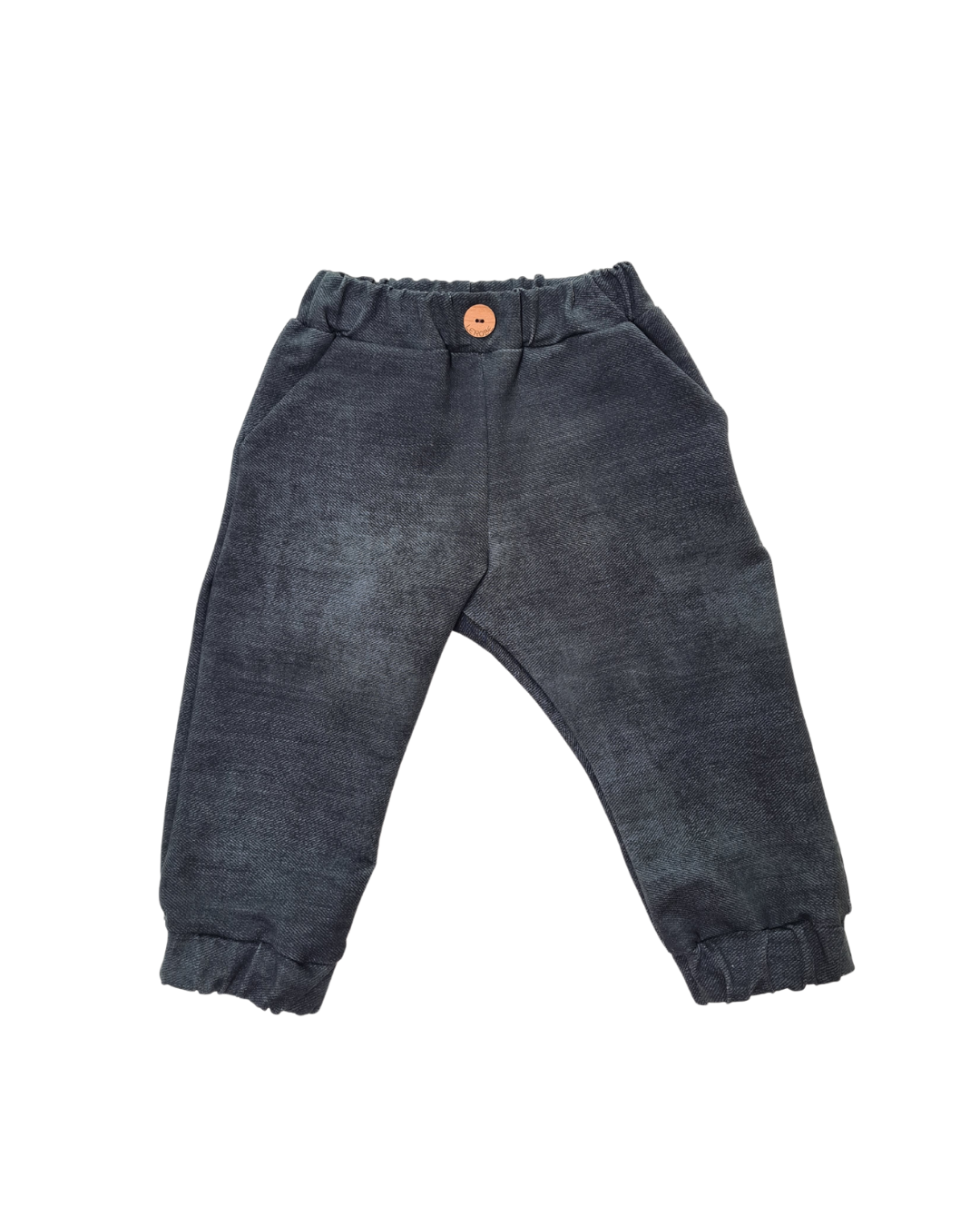 Kinder Cargo-Hose aus Sommersweat – Schwarz, bequem & stylisch