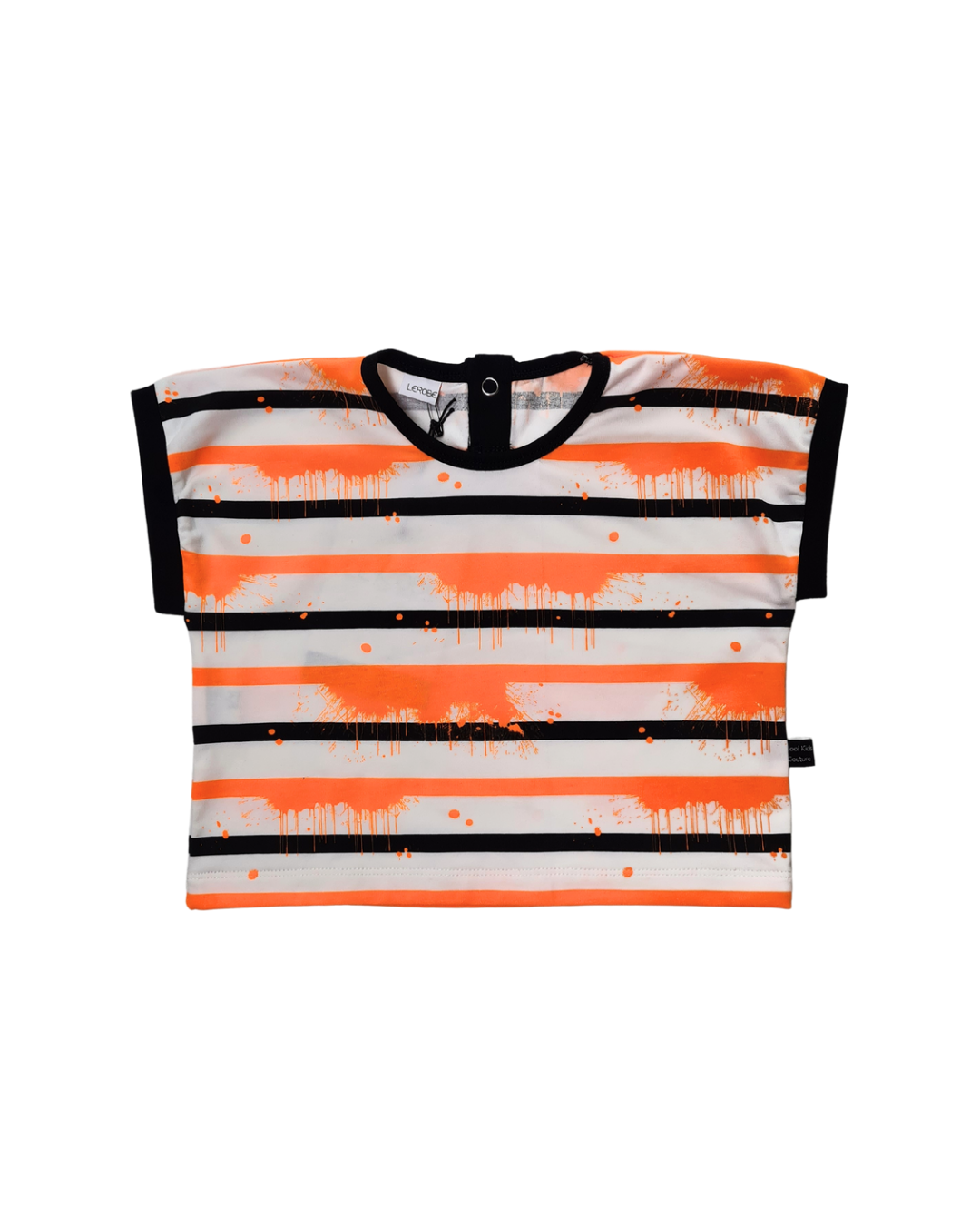 Neon-Orange Oversize-Shirt für Kleinkinder – Streetstyle und bequem