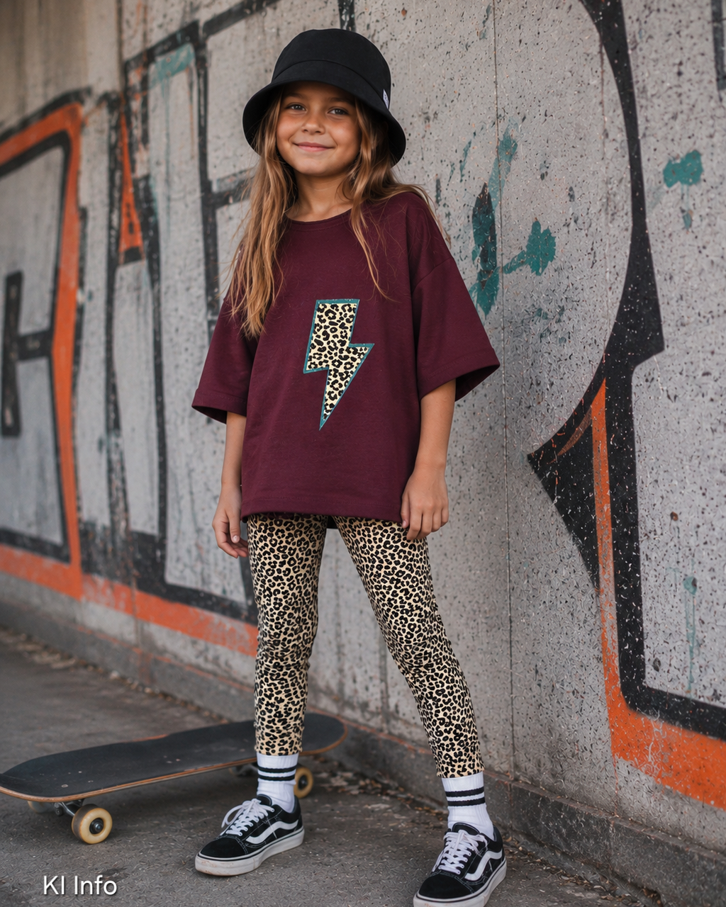 Oversize T-Shirt „Lightning“