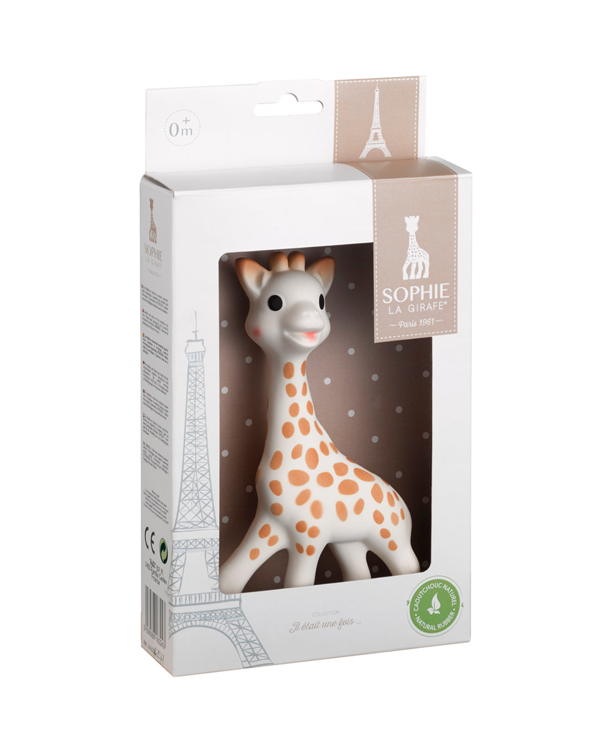 Original 'Sophie la Girafe' - Das perfekte Babyspielzeug aus Naturkautschuk für Babys und Kleinkinder