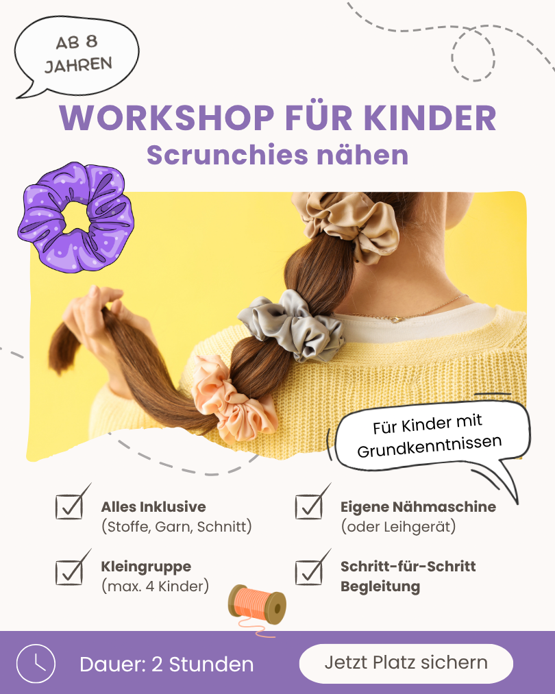 ✂️ Scrunchie Workshop für Kids