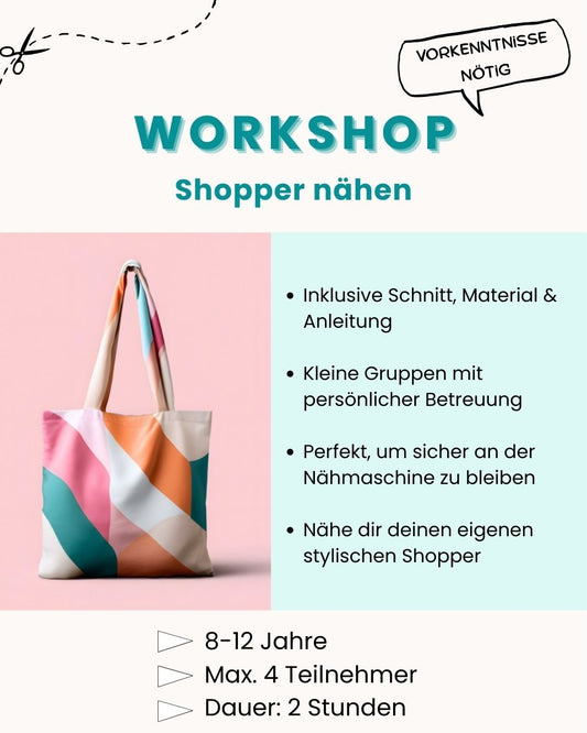 Workshop für Kinder (8-12Jahre): Shopper nähen