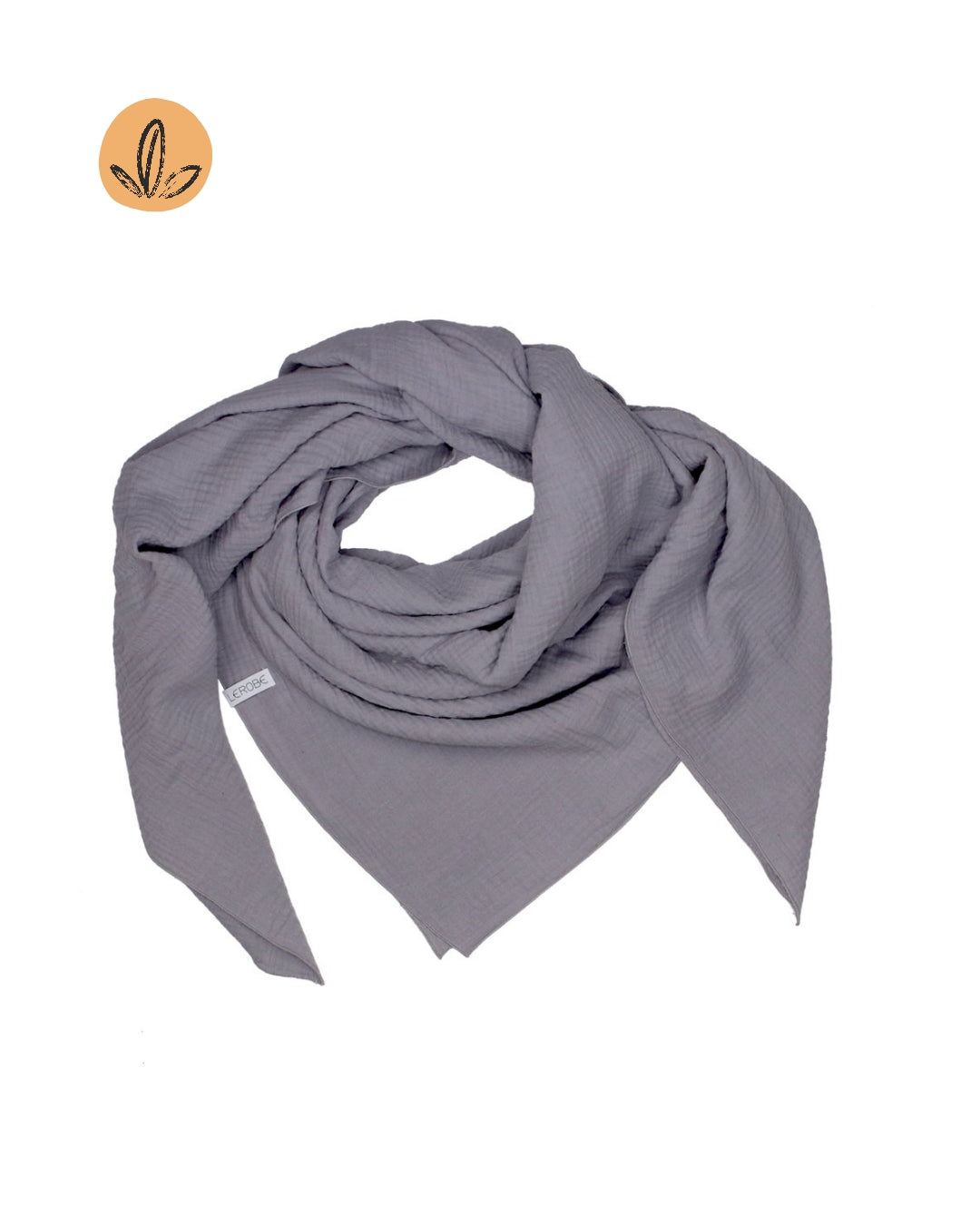 Maxi-Tuch für Erwachsene aus Bio-Musselin 130x130cm