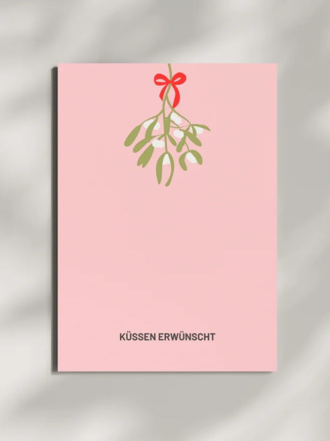 Postkarte - KÜSSEN ERWÜNSCHT