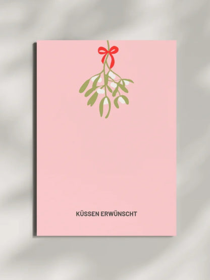 Postkarte - KÜSSEN ERWÜNSCHT