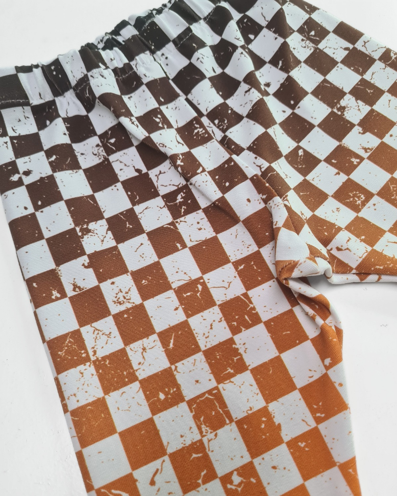 Checkerboard Leggings Gr. 62–104 – Bio-Baumwolle