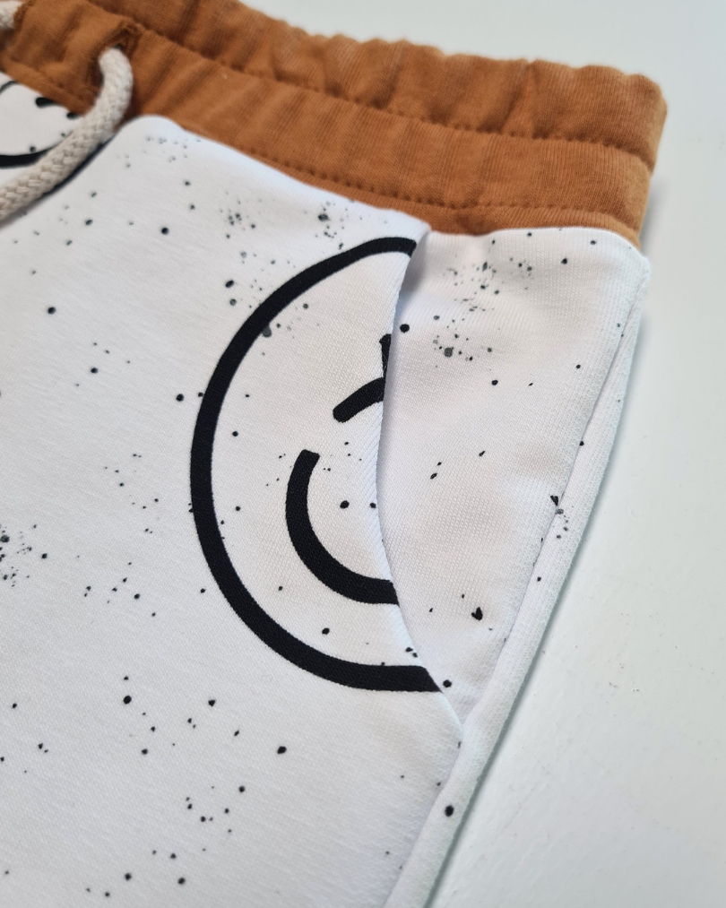 Shorts Smiley Print mit Gummibund Gr. 104–134