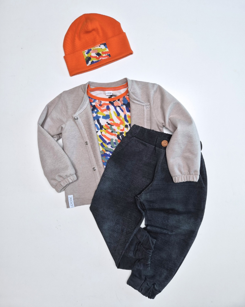 Sweatjacke aus Bio-Baumwolle | Gr. 62–104