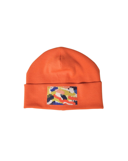 Moderne Beanie Orange – stylisch, aus Baumwolle