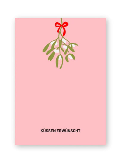 Postkarte - KÜSSEN ERWÜNSCHT