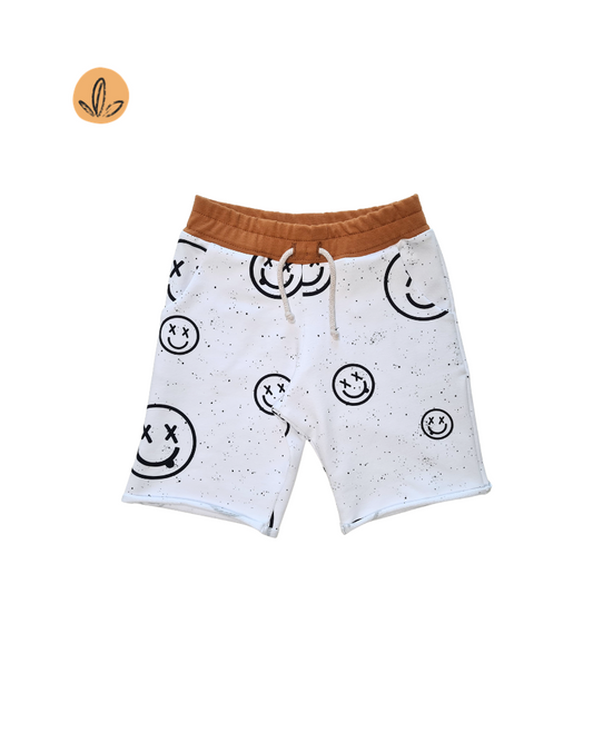 Shorts Smiley Print mit Gummibund Gr. 104–134