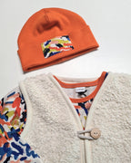 Moderne Beanie Orange – stylisch, aus Baumwolle