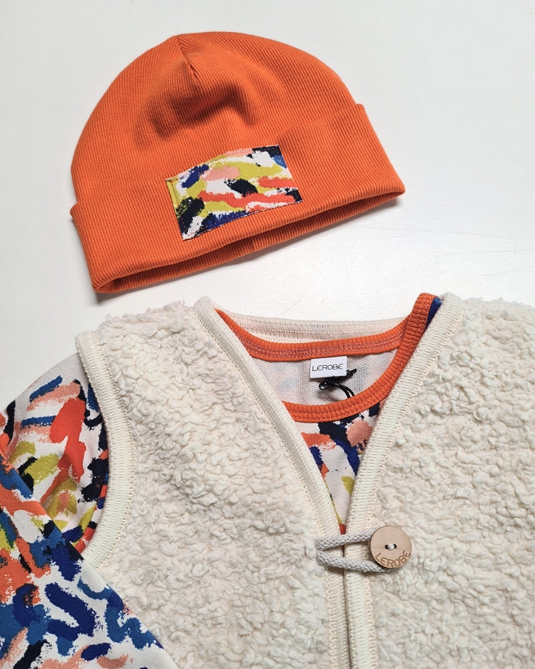 Moderne Beanie Orange – stylisch, aus Baumwolle