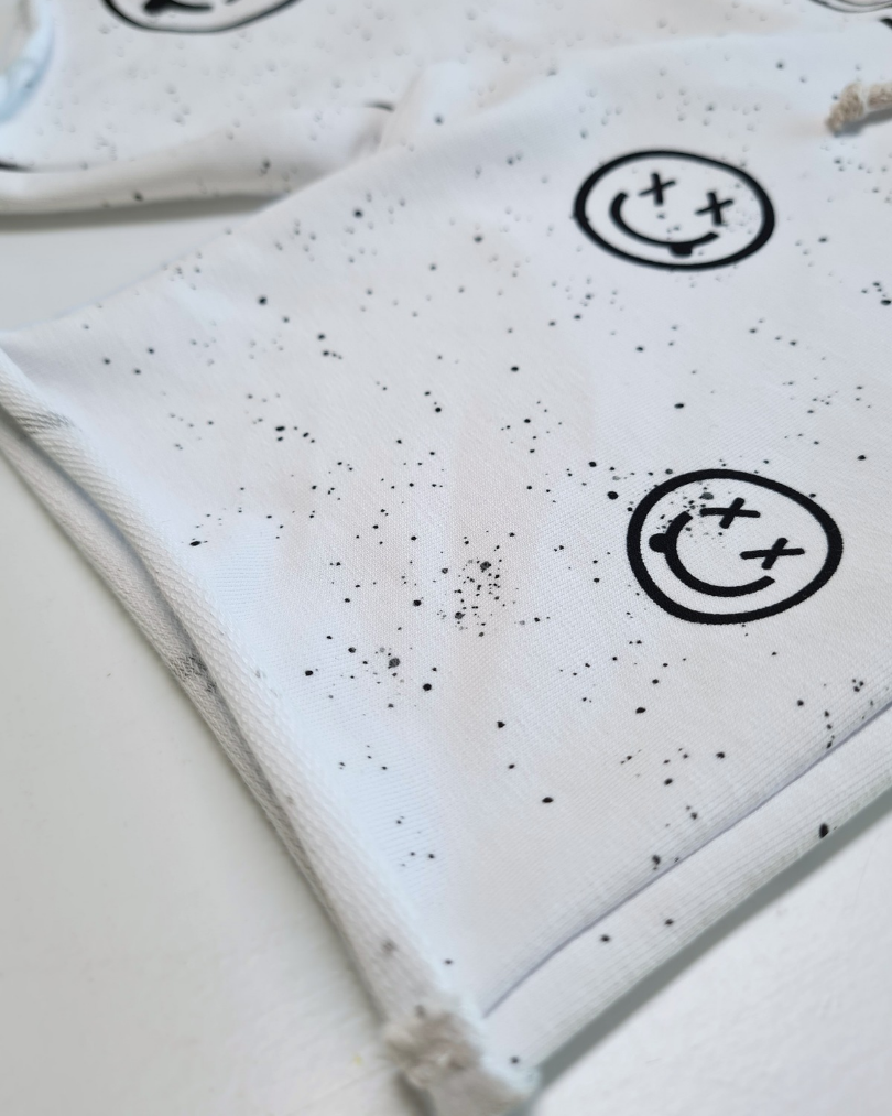 Shorts Smiley Print mit Gummibund Gr. 104–134