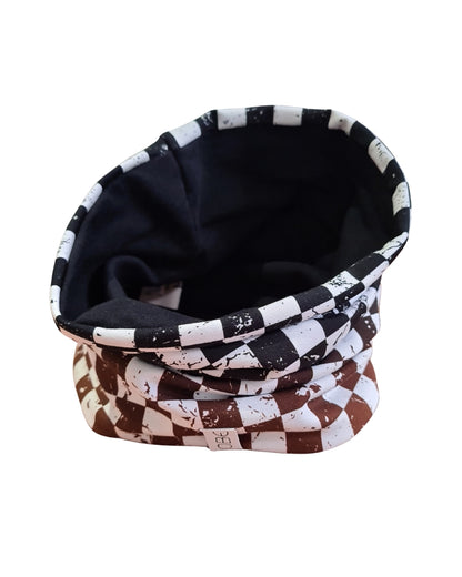 Loopschal für Kinder – Handmade Karo-Schal mit einzigartigem Farbverlauf | Weicher Baumwolljersey von LEROBE