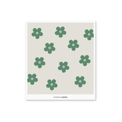 Nachhaltiges Schwammtuch aus Bio-Baumwolle & Zellulose – waschbar, kompostierbar & plastikfrei | Herr&FrauHempel