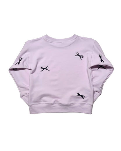 Lässiger Oversize-Sweater für Kinder – mit Schleifen, nachhaltig & handmade