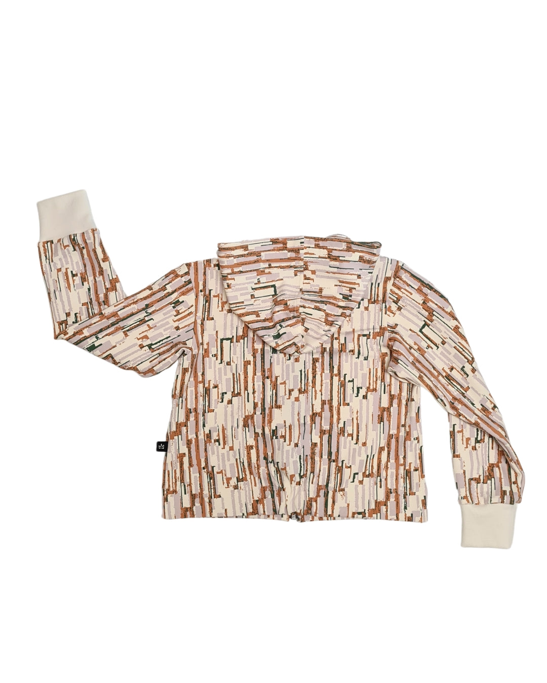 Sommer-Set 3-teilig – Leo Shorts, Rib Top & Kapuzenjacke | Gr. 128/134