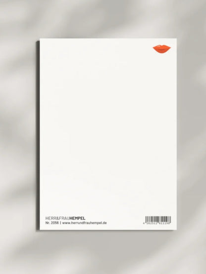 Postkarte - KÜSSEN ERWÜNSCHT