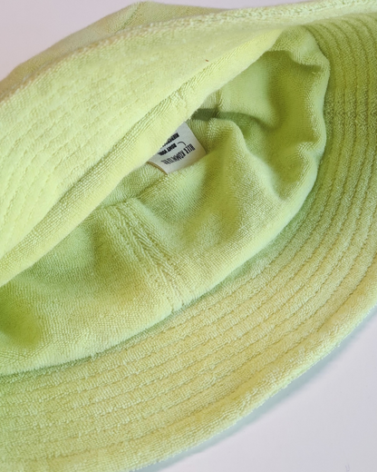 Bucket Hat 'Mellow Green' aus Bio-Frottee (Kinder & Erwachsene)