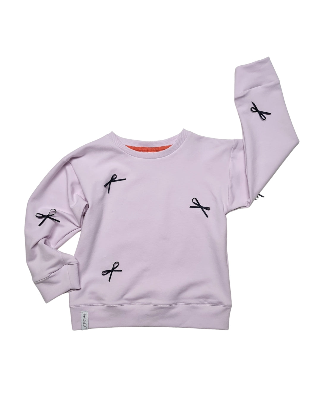 Lässiger Oversize-Sweater für Kinder – mit Schleifen, nachhaltig & handmade