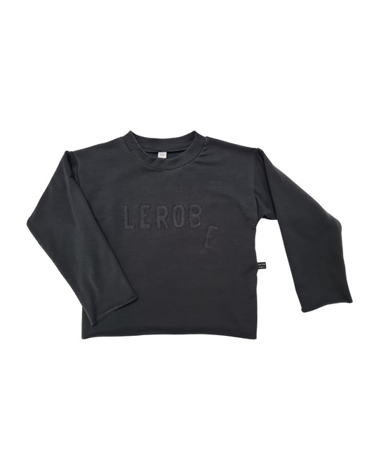 LEROBE Sweater „Cool Kid“ | Handmade Kindermode | Oversize Sweater mit Applikation