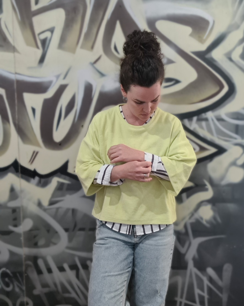 Oversized Frottee Shirt aus Bio-Baumwolle – lockeres Damen Shirt in Wohlfühlgröße