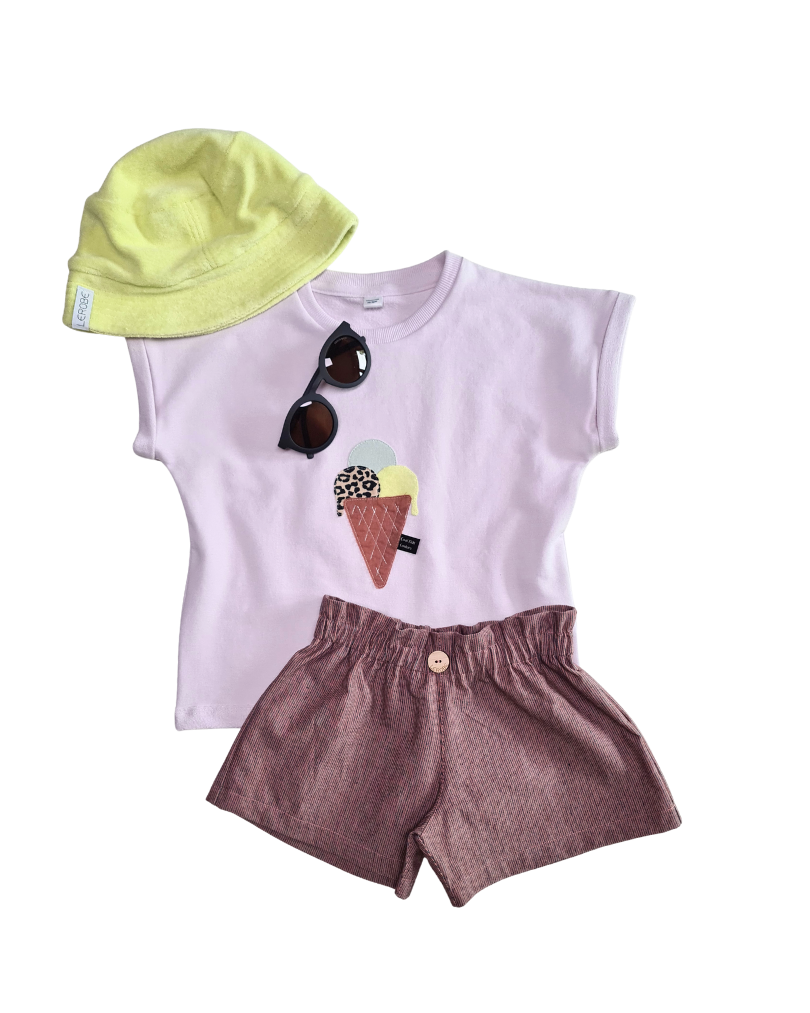 Ärmelloses Boxy-Shirt „Ice Cream“ Gr. 104–134