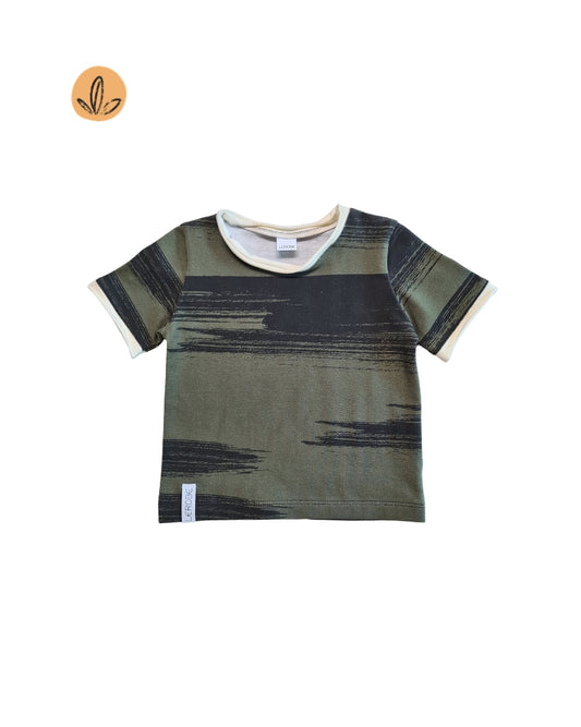 T-Shirt aus Bio-Baumwolle – lässiger Brush-Look