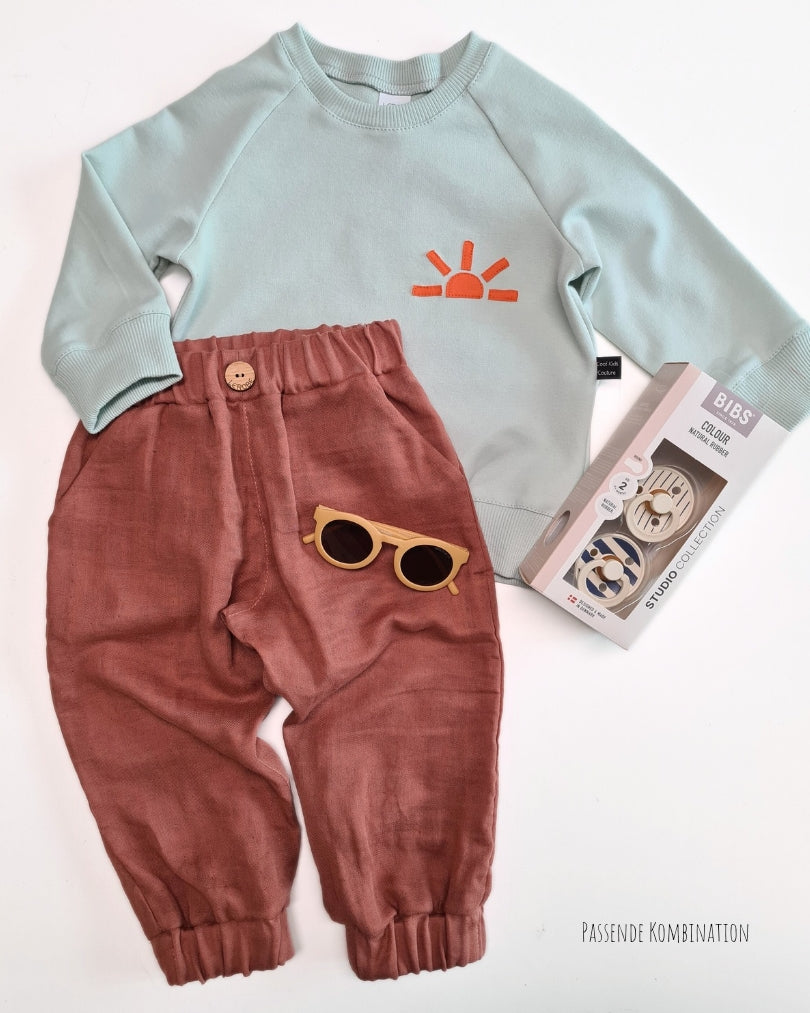Musselin Hose „Cedarwood“ – Sommerhose | Gr. 62–104