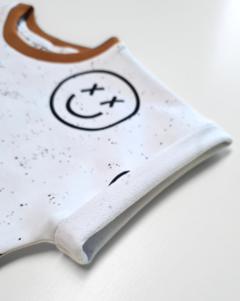 Boxy-Shirt Smiley Print Gr. 104–134