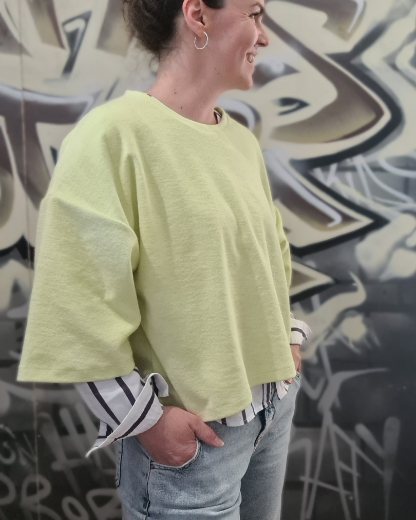 Oversized Frottee Shirt aus Bio-Baumwolle – lockeres Damen Shirt in Wohlfühlgröße