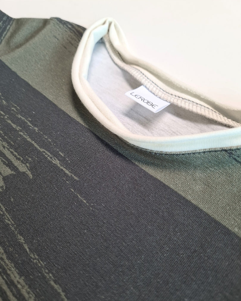 T-Shirt aus Bio-Baumwolle – lässiger Brush-Look