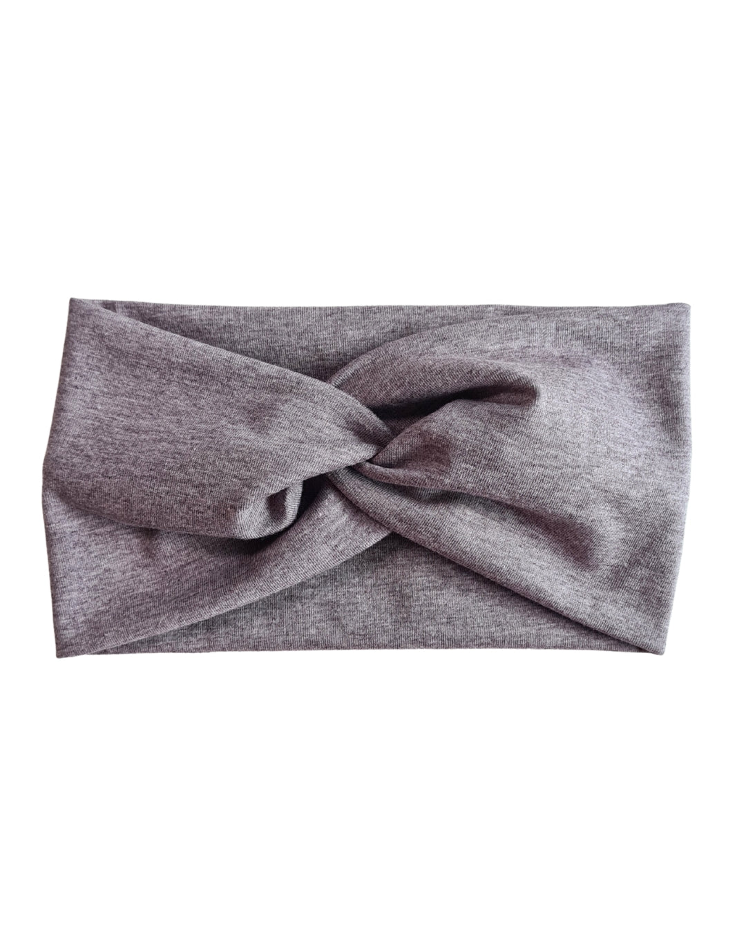 Stirnband Kinder & Erwachsene grau | Handmade Jersey Haarband Twist & Basic | Lerobe