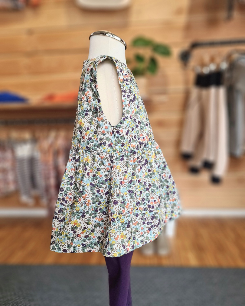 Zweiteiliges Sommerset mit Kleid & Leggings Gr. 74/80