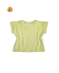 Boxy-Shirt aus Bio-Frottee – Mellow Green