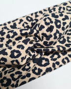 Leo-Stirnband aus Bio-Baumwolle – Babygröße bis Erwachsenengröße