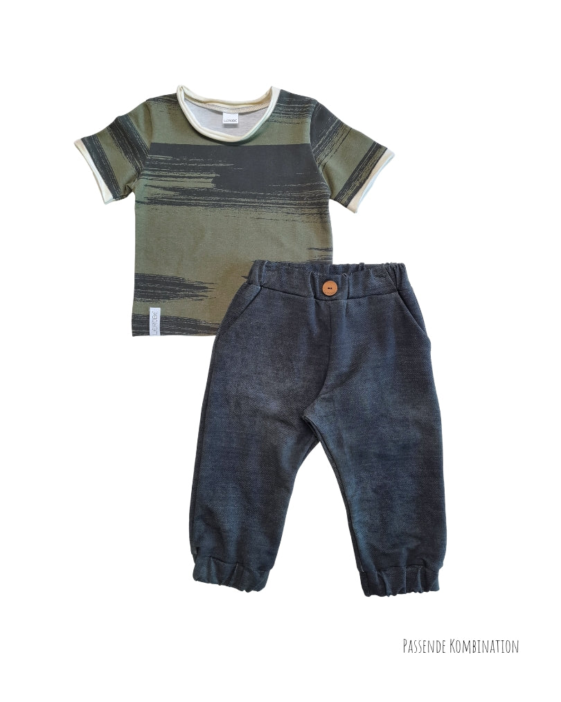 T-Shirt aus Bio-Baumwolle – lässiger Brush-Look
