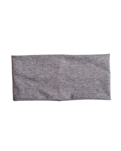 Stirnband Kinder & Erwachsene grau | Handmade Jersey Haarband Twist & Basic | Lerobe